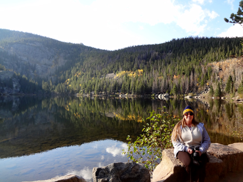 Karen Duquette at Bear Lake